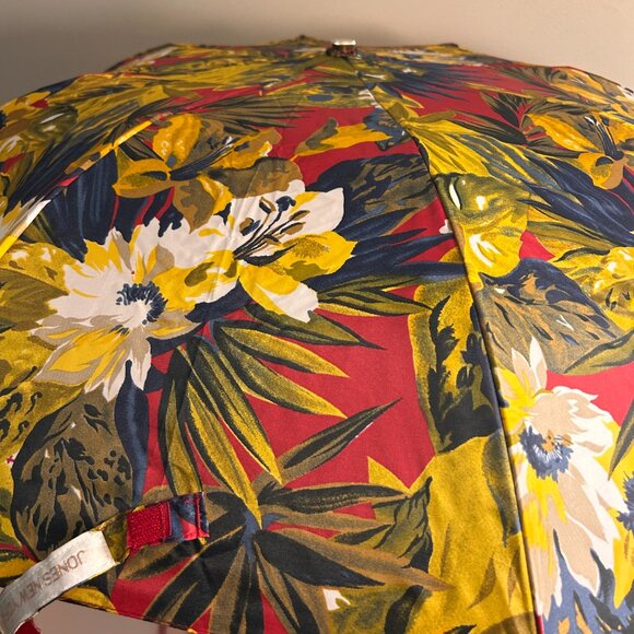 🌺 Jones New York Automatic Umbrella | Tropical Floral Print | NEW in Box - Picture 8 of 9